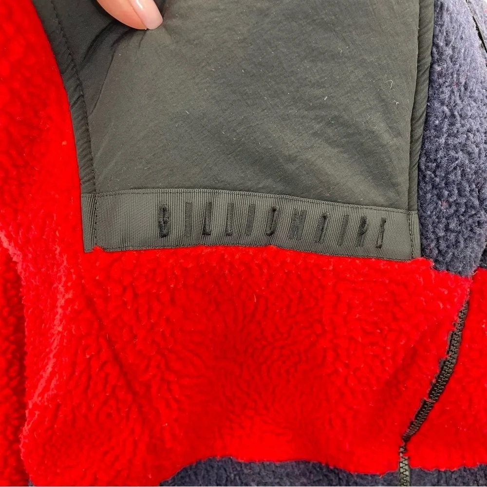Billionaire Boys Club Fleece Wind Stopping Jacket Large Blue/Red